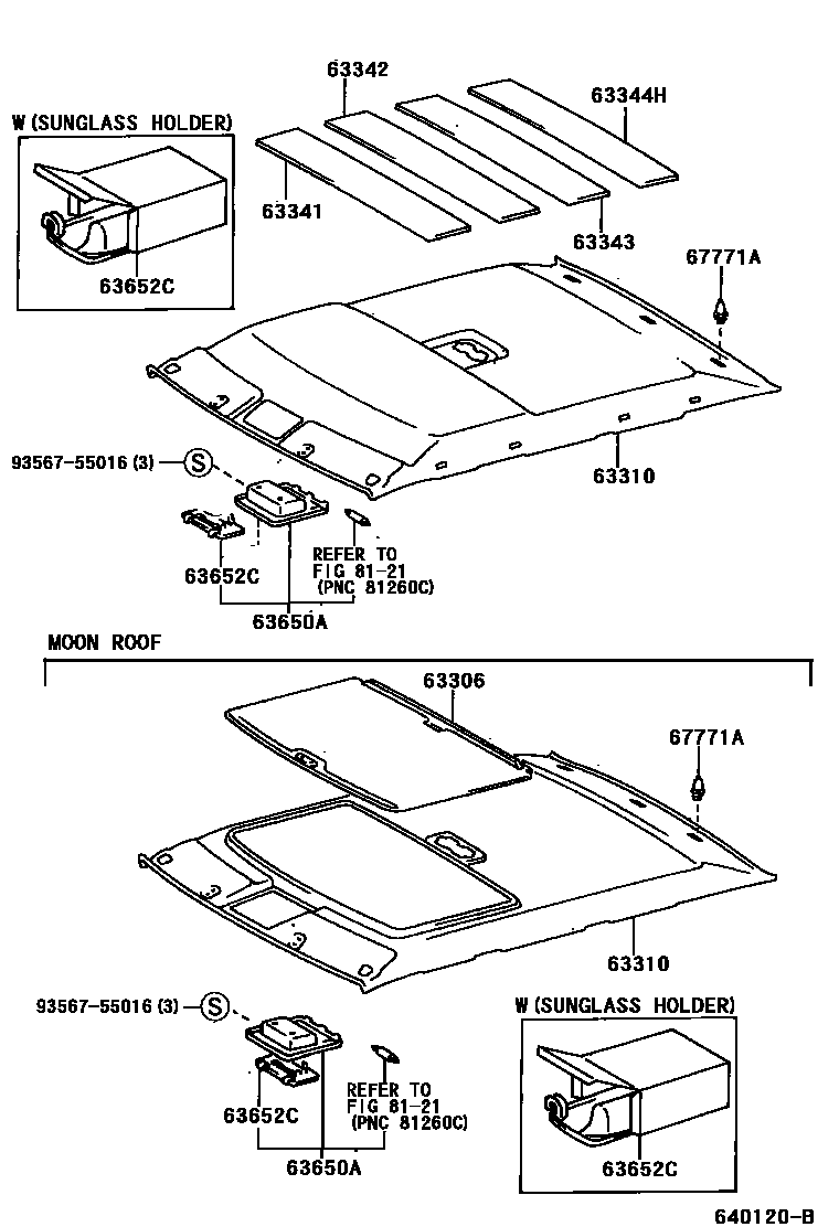 6402 — ROOF HEADLINING & SILENCER PAD