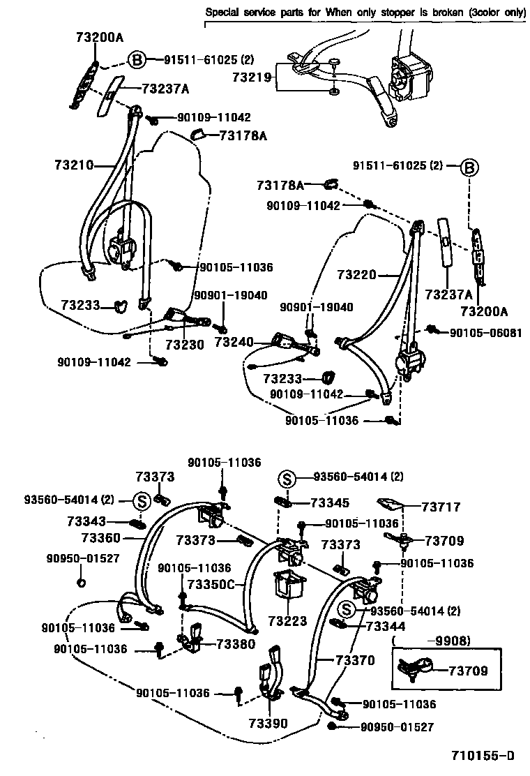 7104 — SEAT BELT & CHILD RESTRAINT SEAT