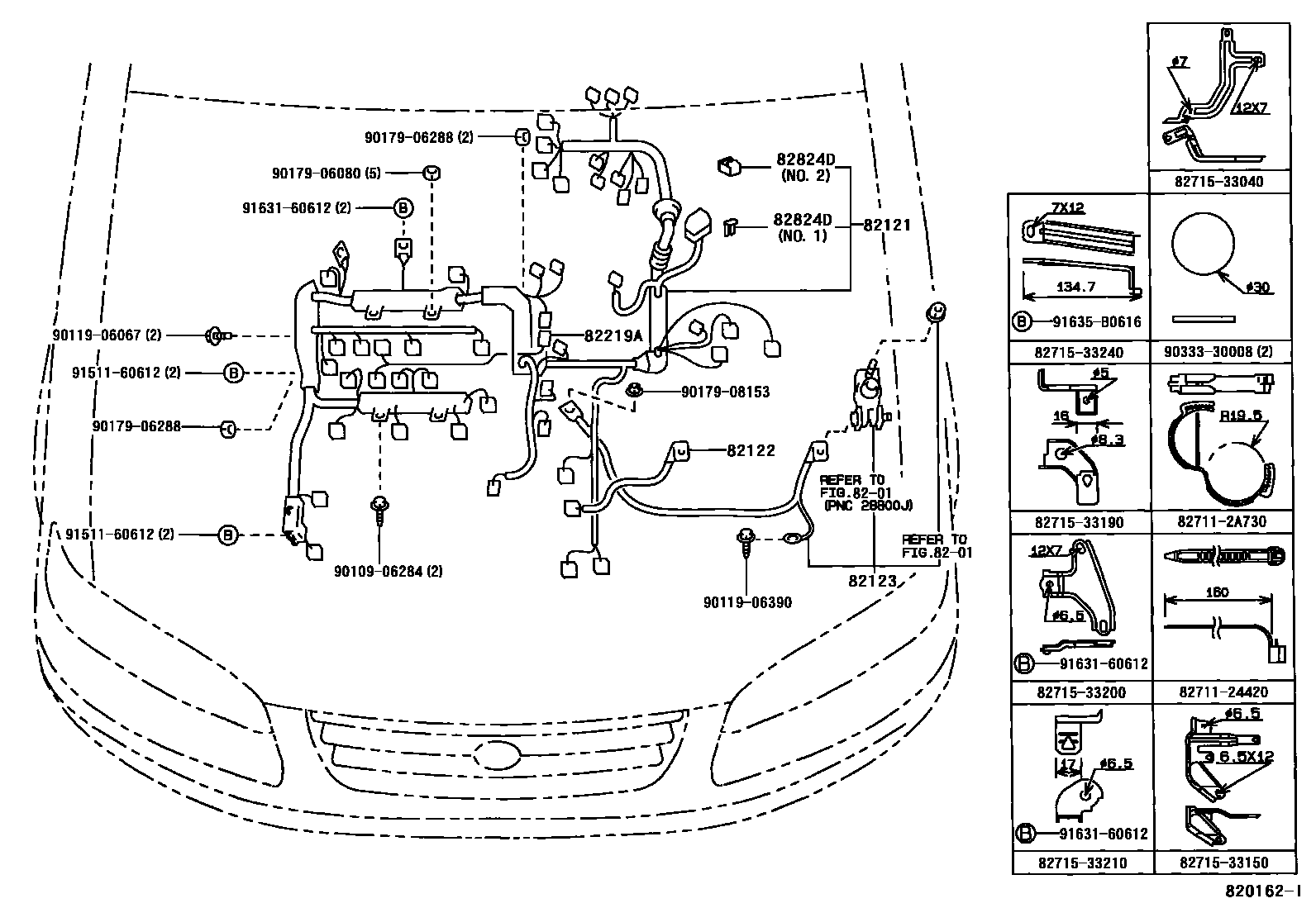 8202 — WIRING & CLAMP