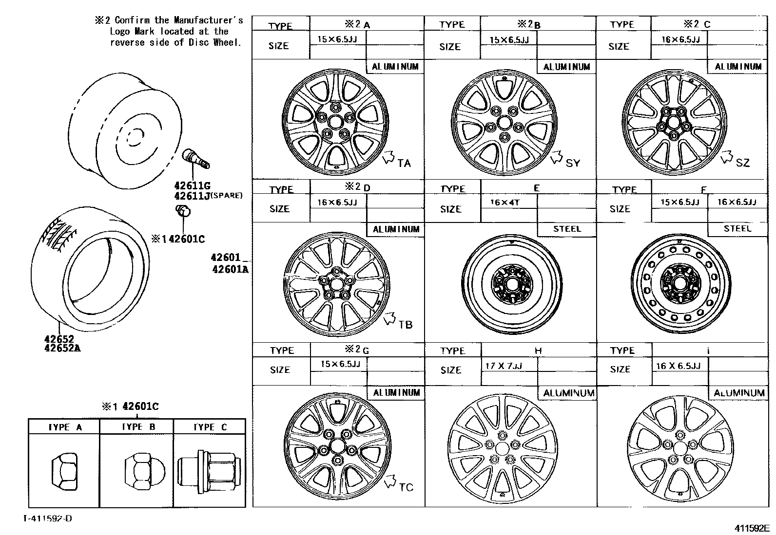 4103 — DISC WHEEL & WHEEL CAP