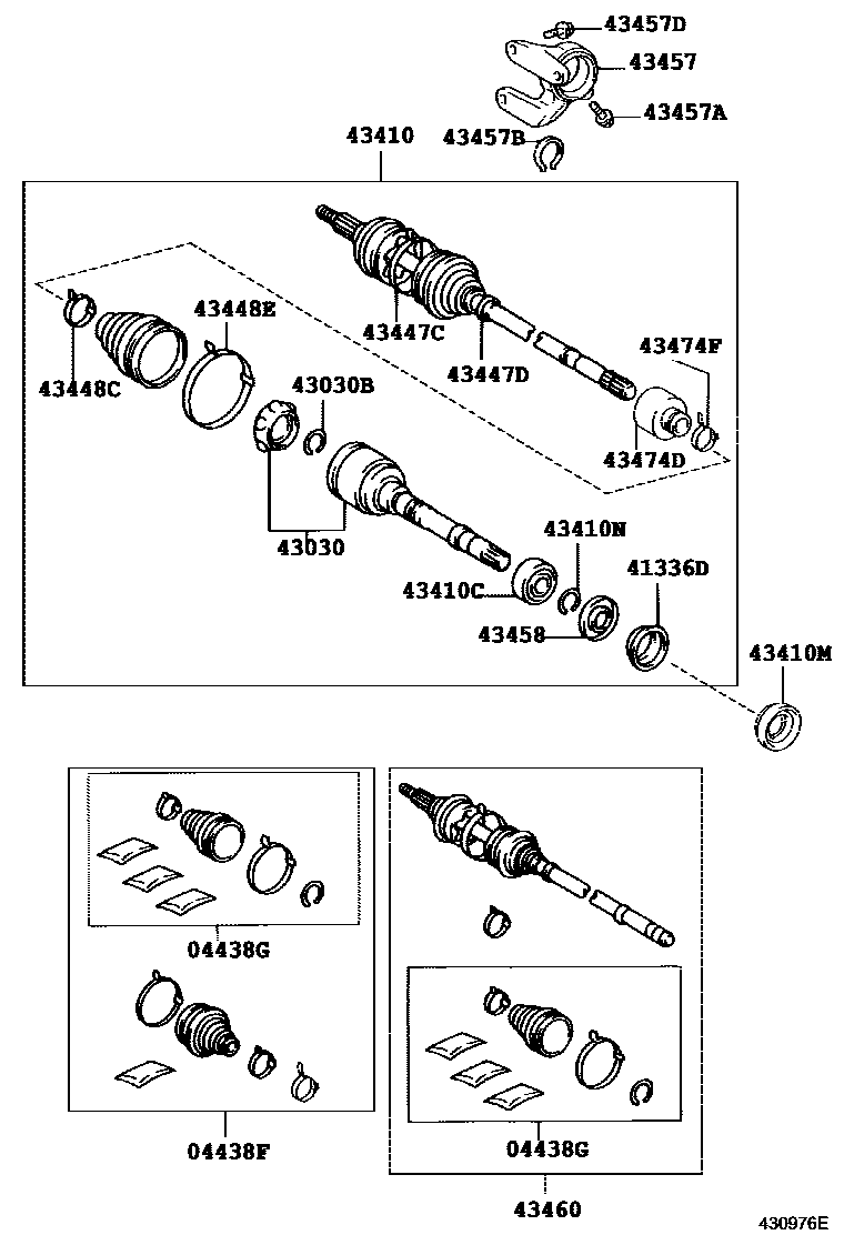 4302 — FRONT DRIVE SHAFT