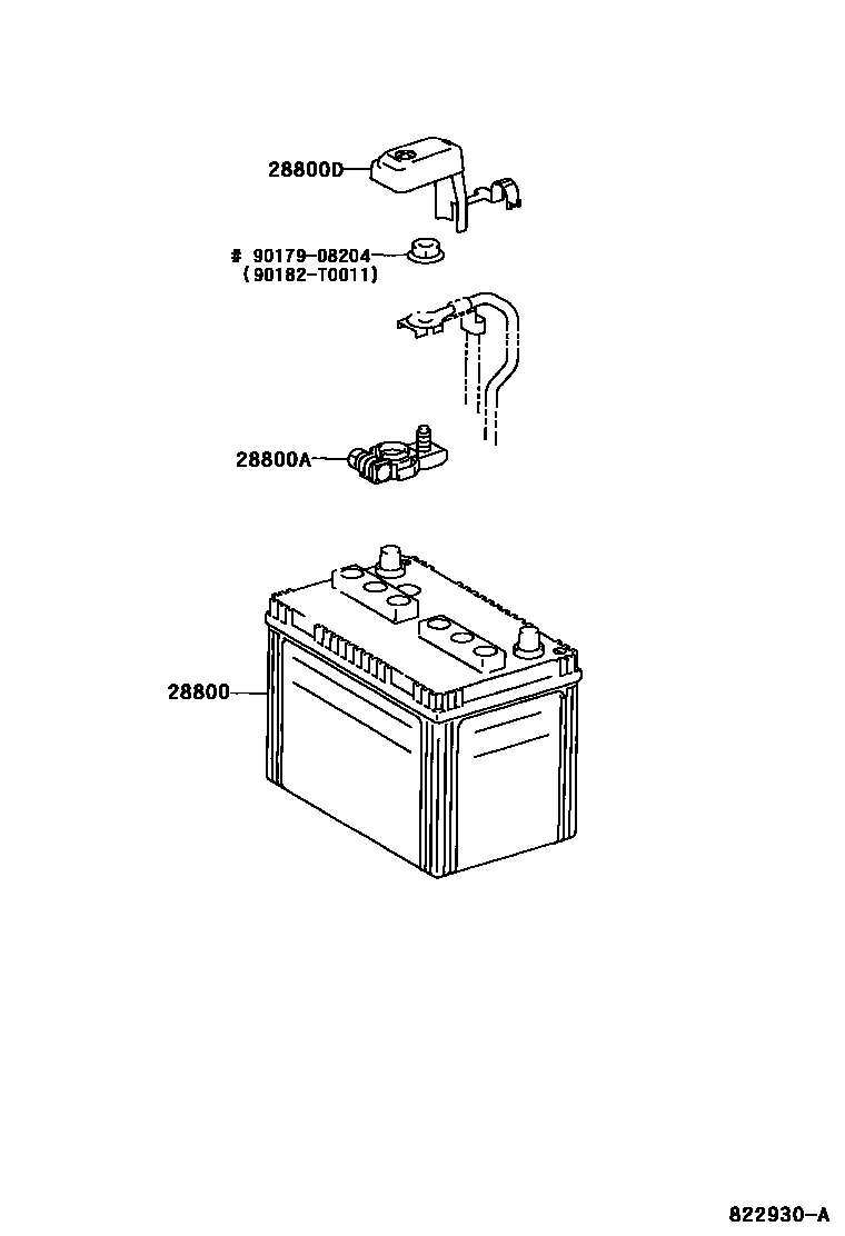 8201 — BATTERY & BATTERY CABLE