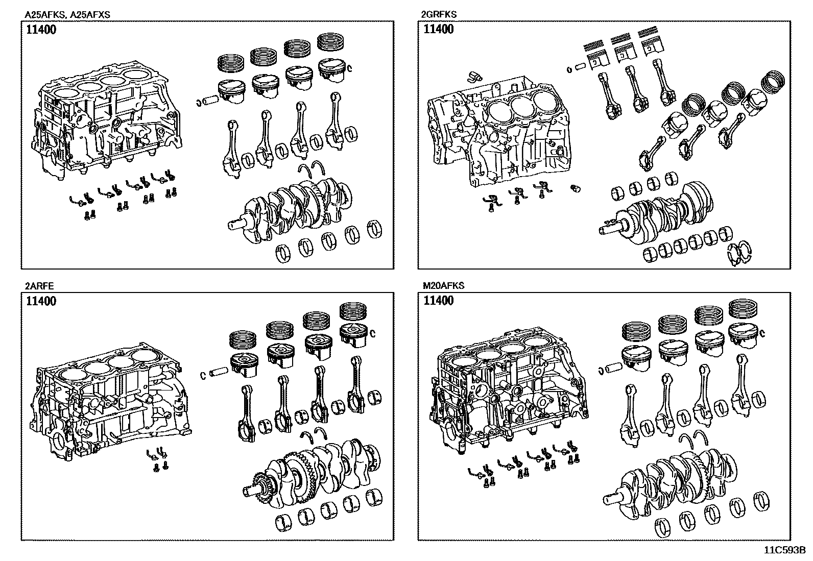 1102 — SHORT BLOCK ASSEMBLY
