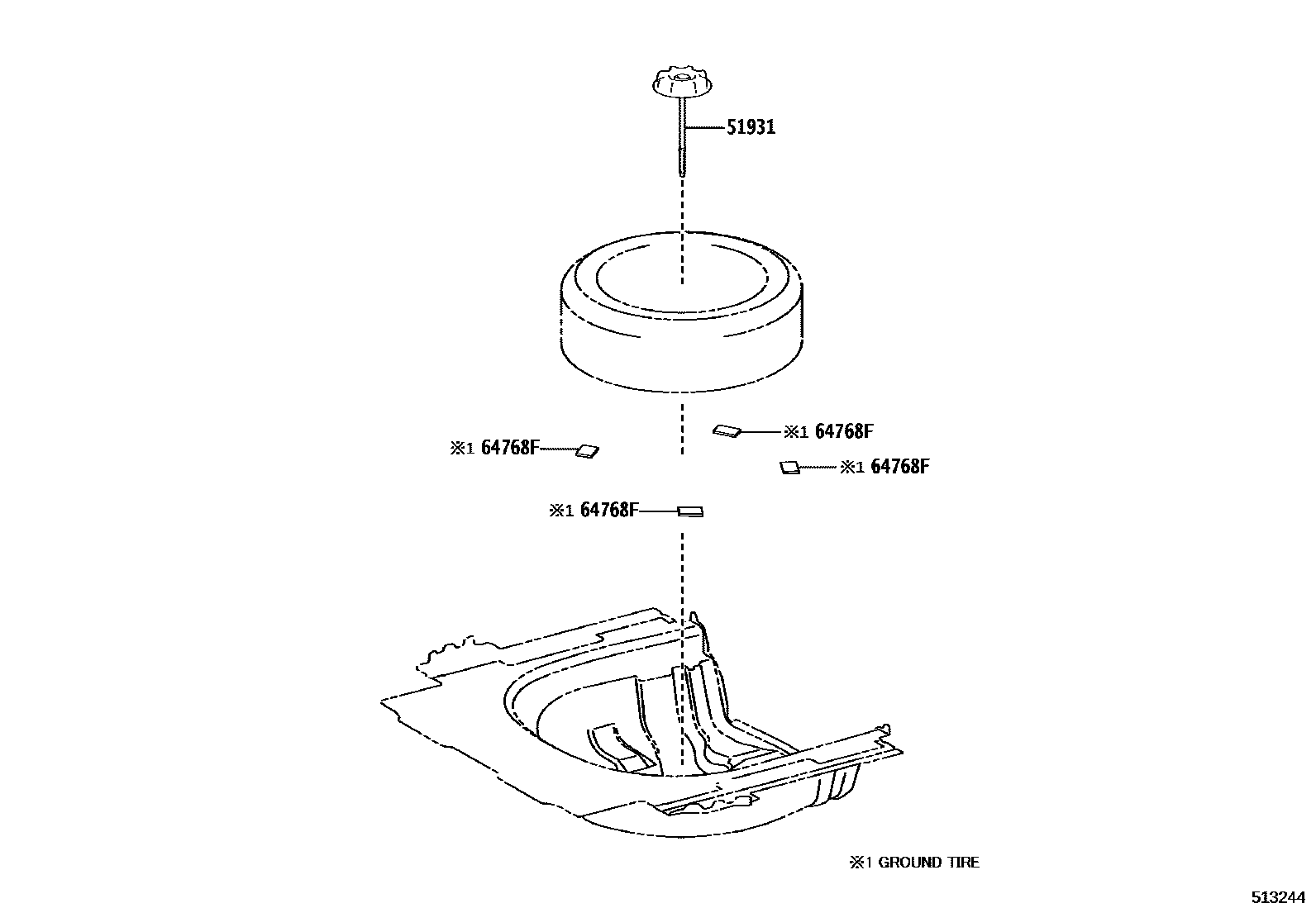 5104 — SPARE WHEEL CARRIER