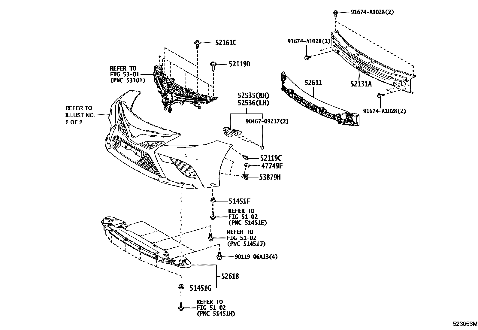5201 — FRONT BUMPER & BUMPER STAY