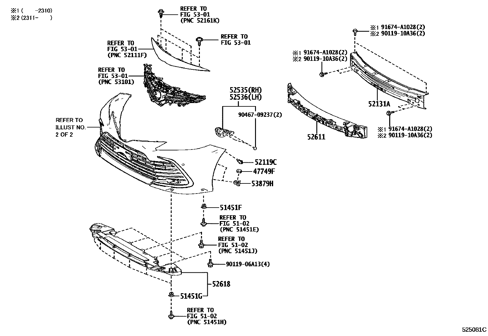 5201 — FRONT BUMPER & BUMPER STAY
