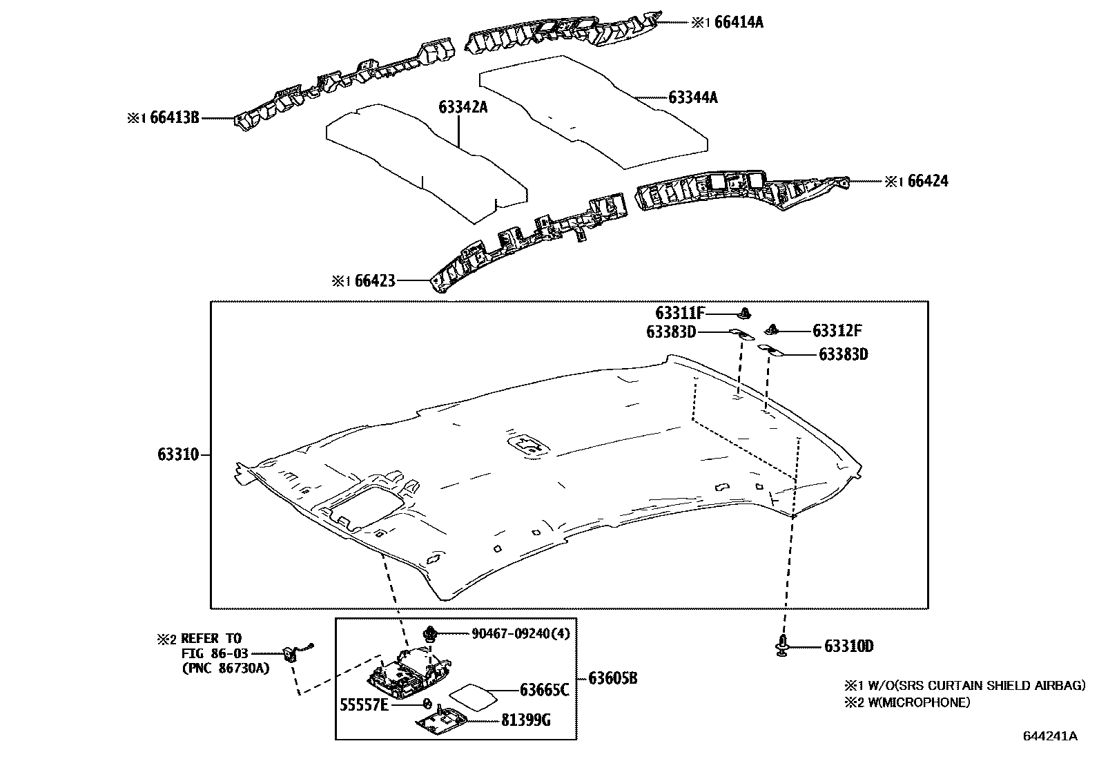 6402 — ROOF HEADLINING & SILENCER PAD