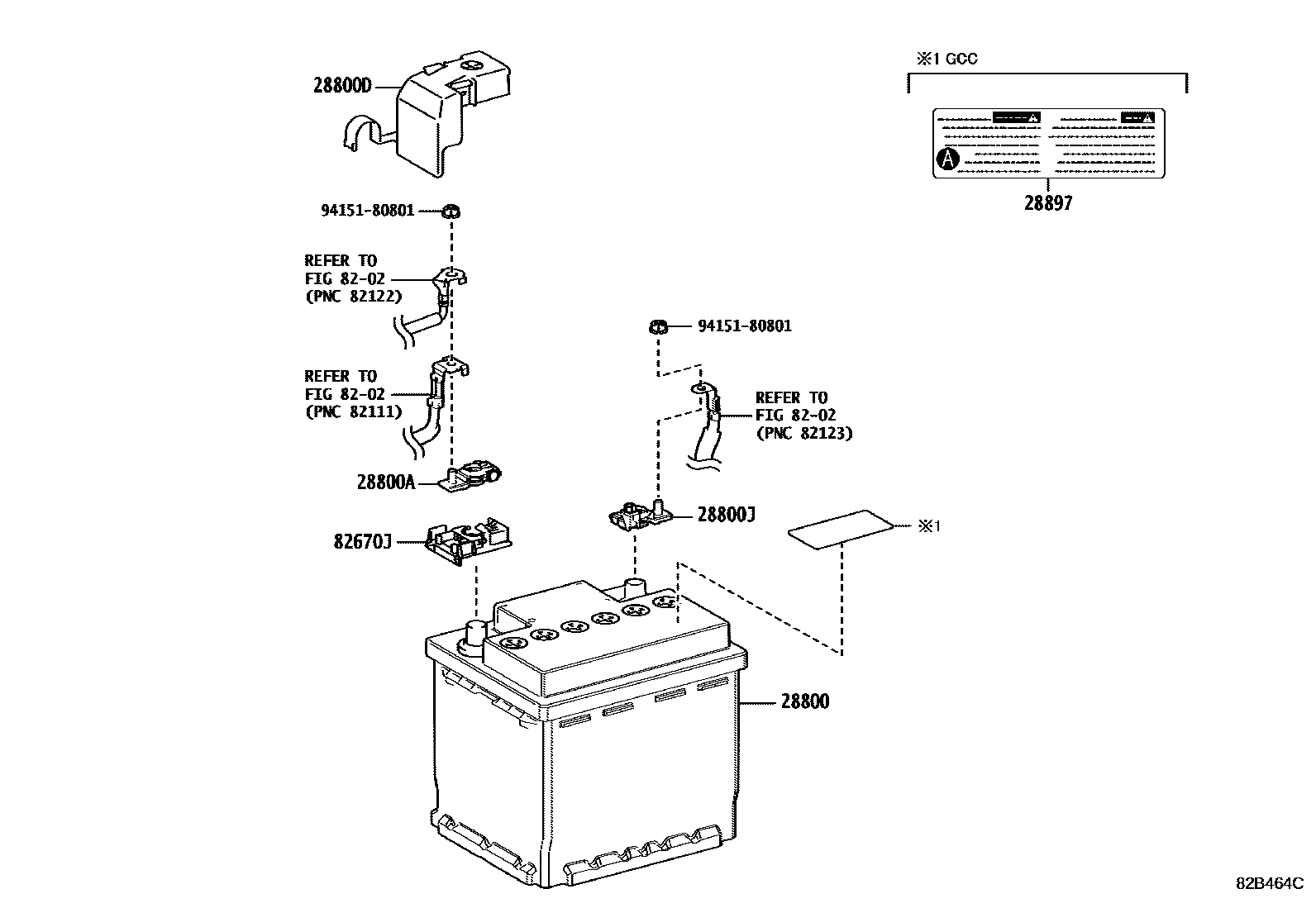 8201 — BATTERY & BATTERY CABLE