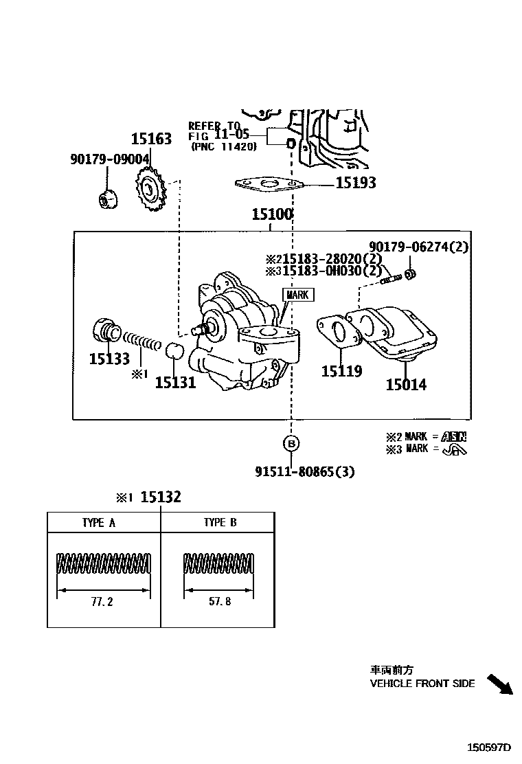 1501 — ENGINE OIL PUMP