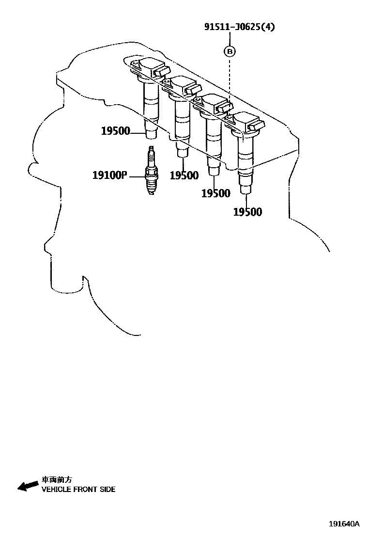 1901 — IGNITION COIL & SPARK PLUG / GLOW PLUG