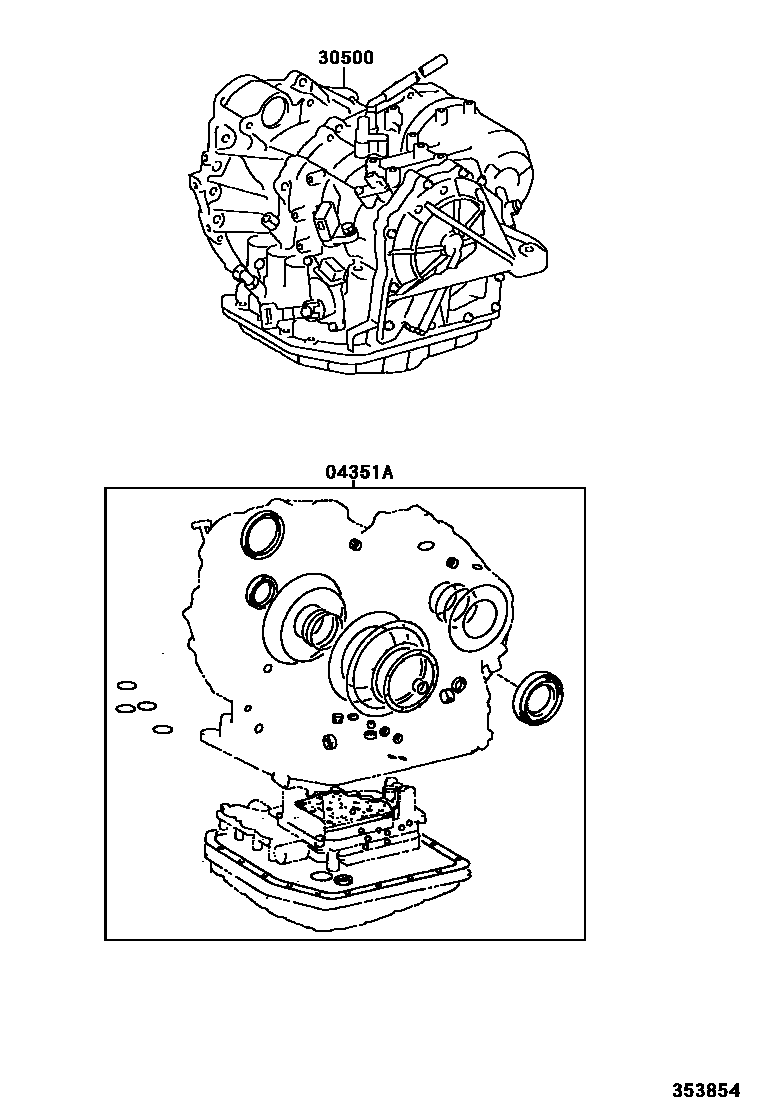 3501 — TRANSAXLE OR TRANSMISSION ASSY & GASKET KIT (ATM)