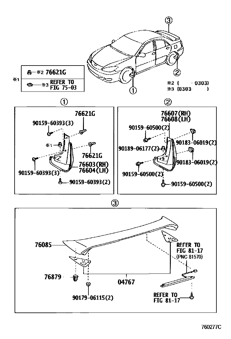 7601 — MUDGUARD & SPOILER