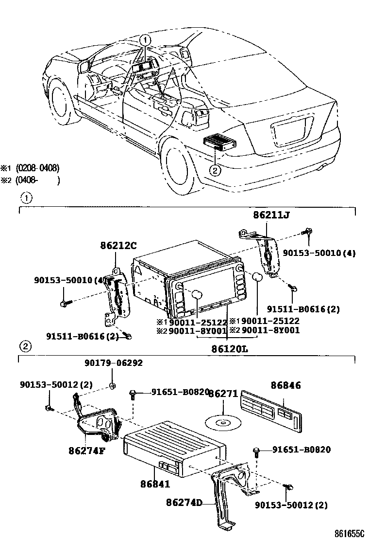 8603 — NAVIGATION & FRONT MONITOR DISPLAY