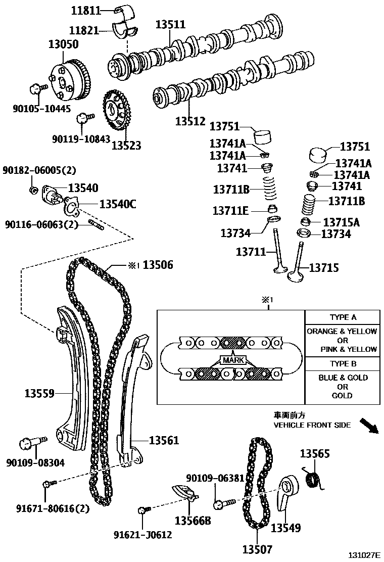 1302 — CAMSHAFT & VALVE