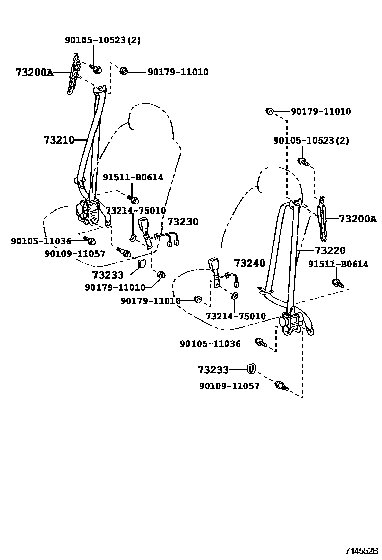 7104 — SEAT BELT & CHILD RESTRAINT SEAT