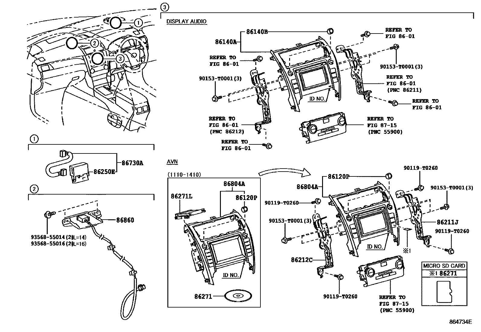 8603 — NAVIGATION & FRONT MONITOR DISPLAY