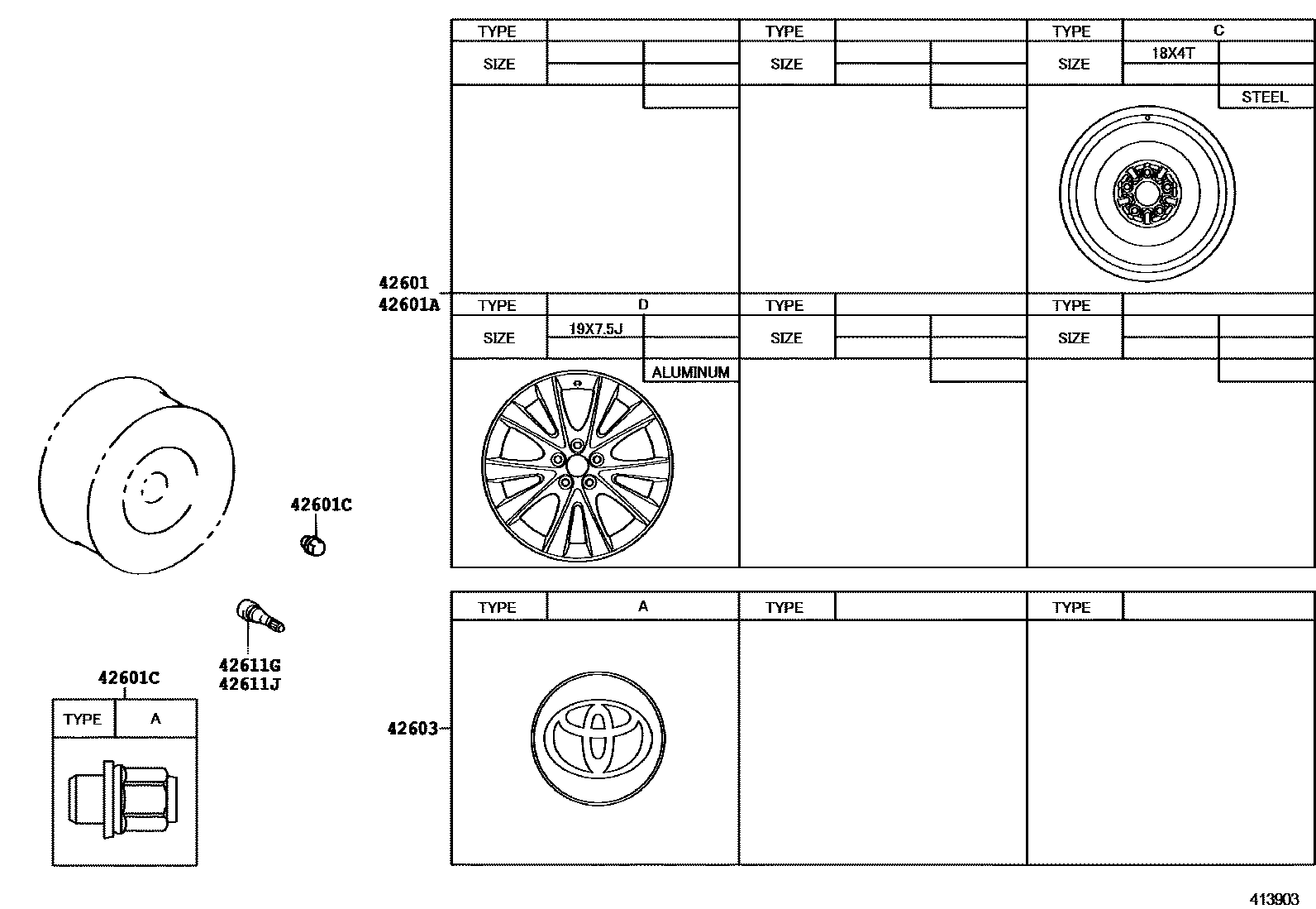 4103 — DISC WHEEL & WHEEL CAP
