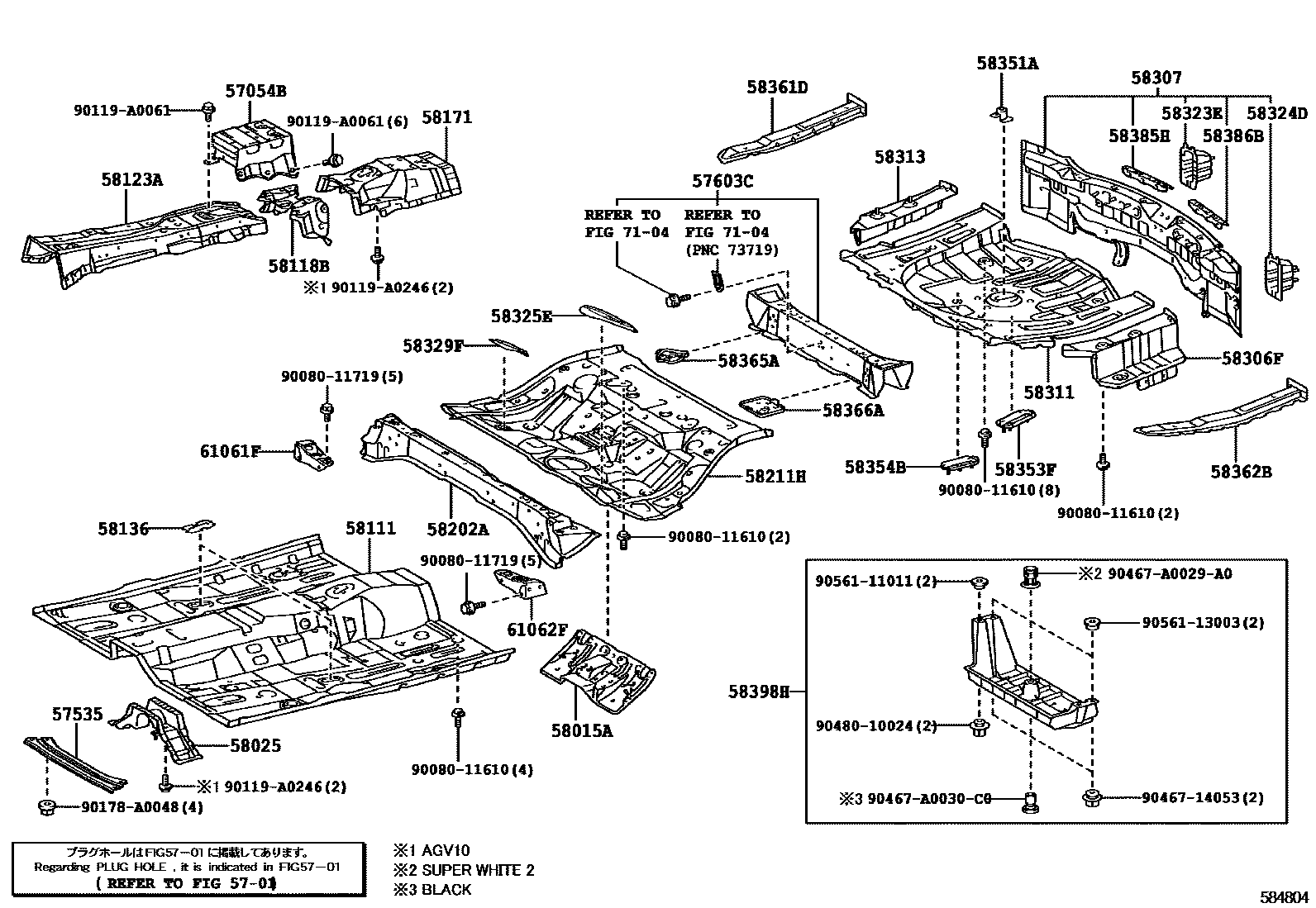 5801 — FLOOR PAN & LOWER BACK PANEL