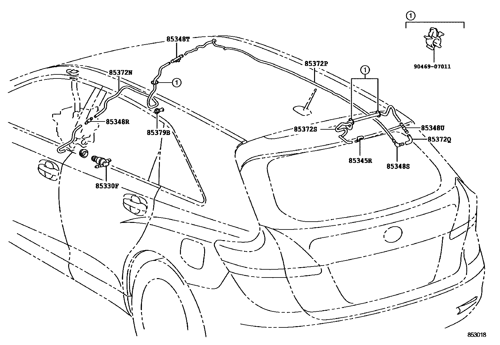 8504 — REAR WASHER