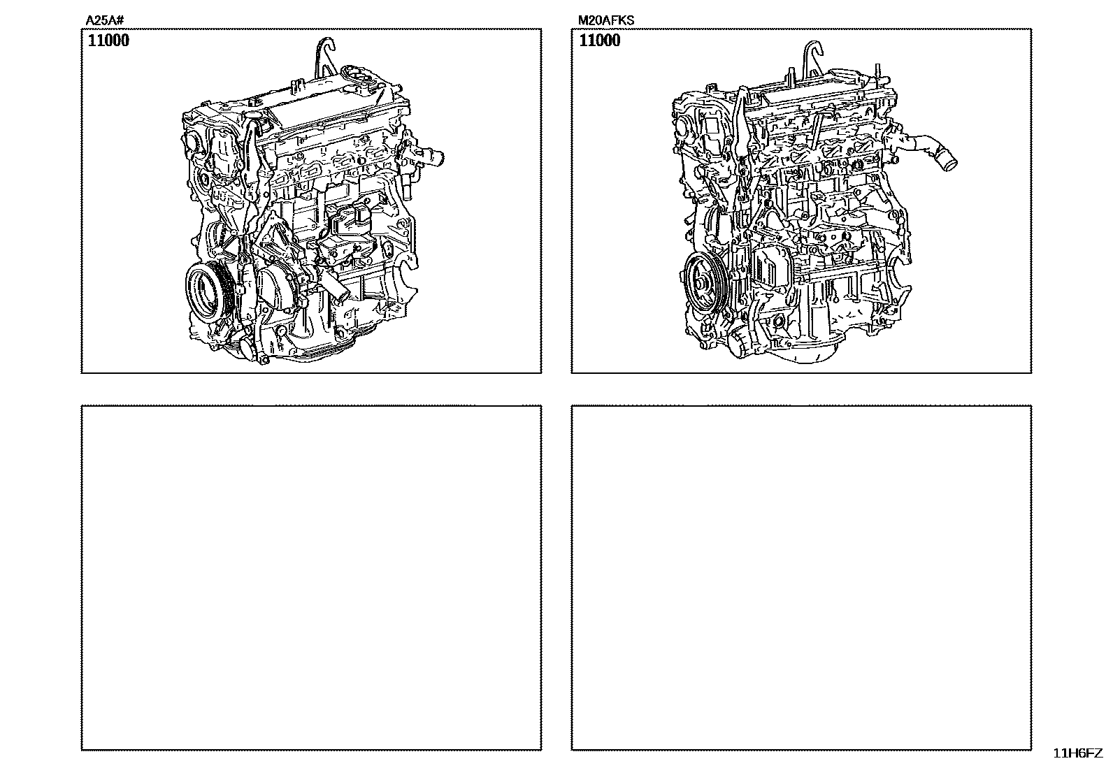 1101 — PARTIAL ENGINE ASSEMBLY