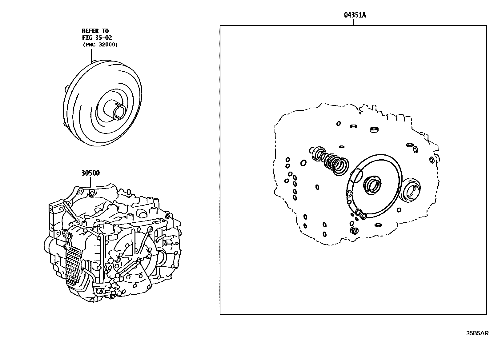 3501 — TRANSAXLE OR TRANSMISSION ASSY & GASKET KIT (ATM)