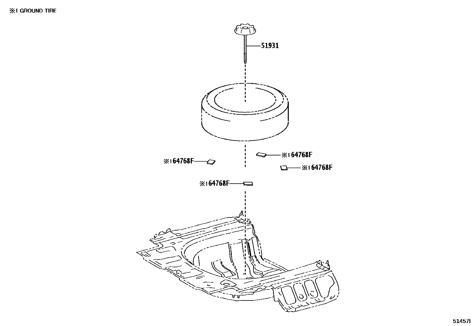 5104 — SPARE WHEEL CARRIER