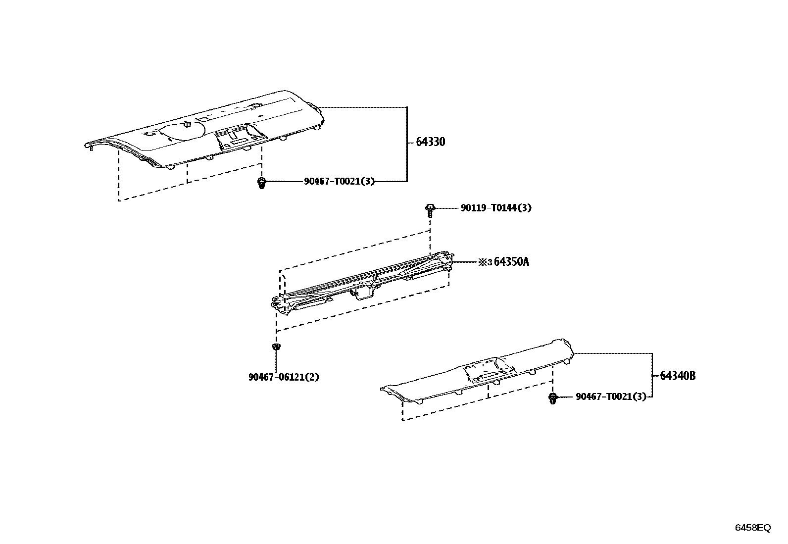 6403 — PACKAGE TRAY PANEL & LUGGAGE COMPARTMENT MAT