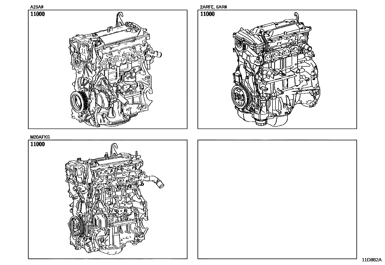1101 — PARTIAL ENGINE ASSEMBLY