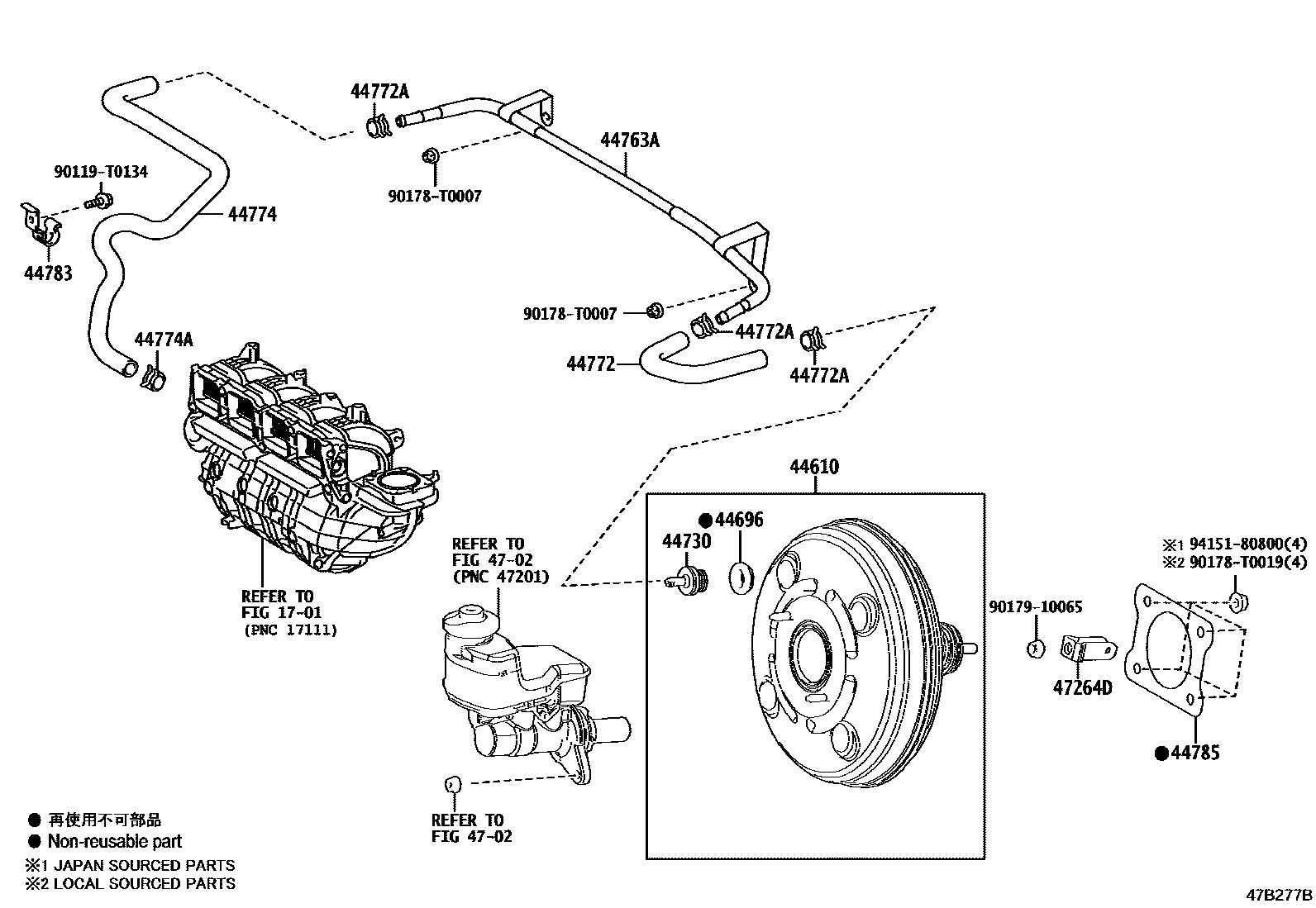 4703 — BRAKE BOOSTER & VACUUM TUBE
