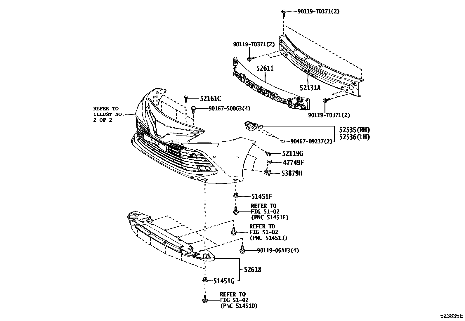 5201 — FRONT BUMPER & BUMPER STAY