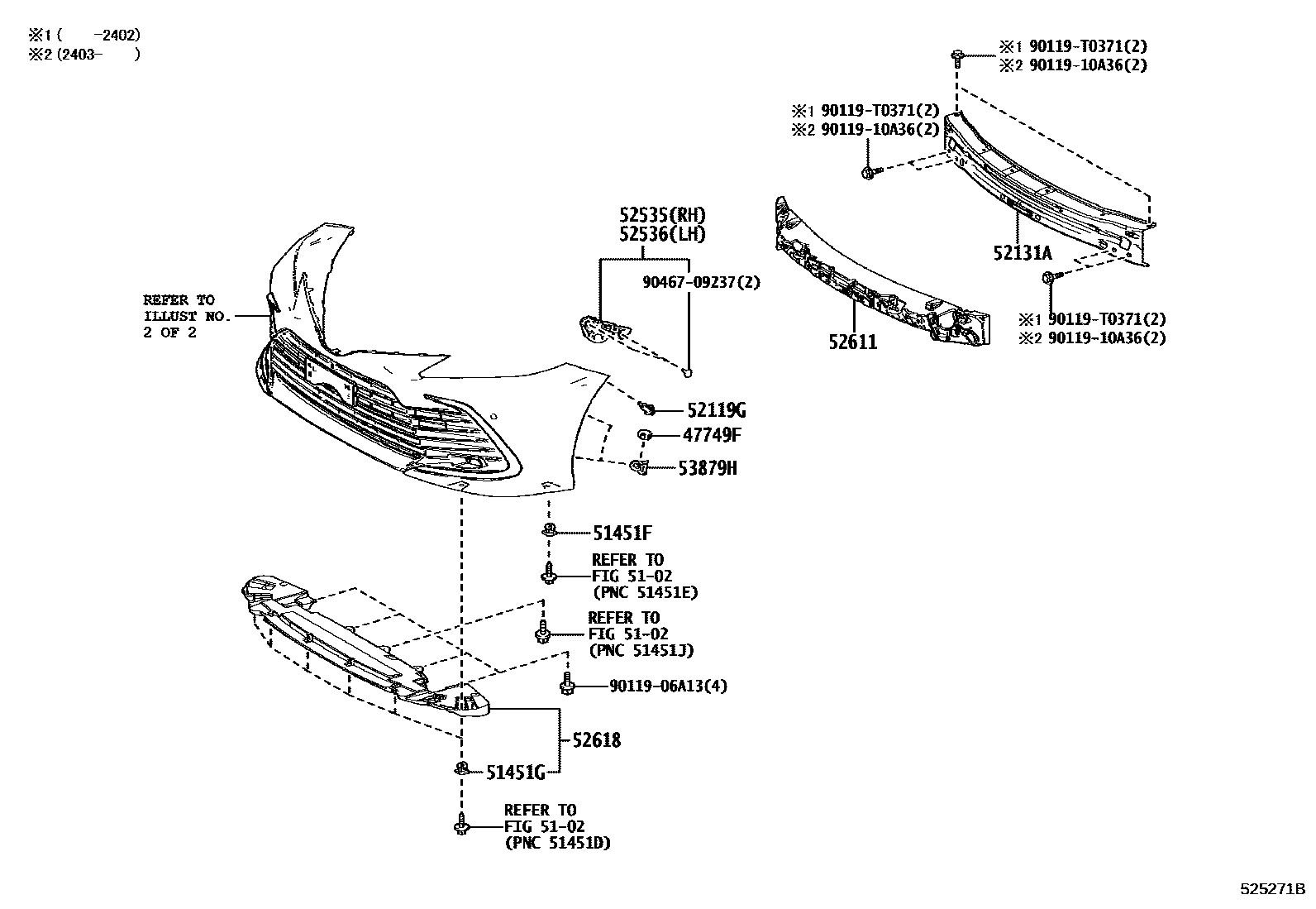 5201 — FRONT BUMPER & BUMPER STAY