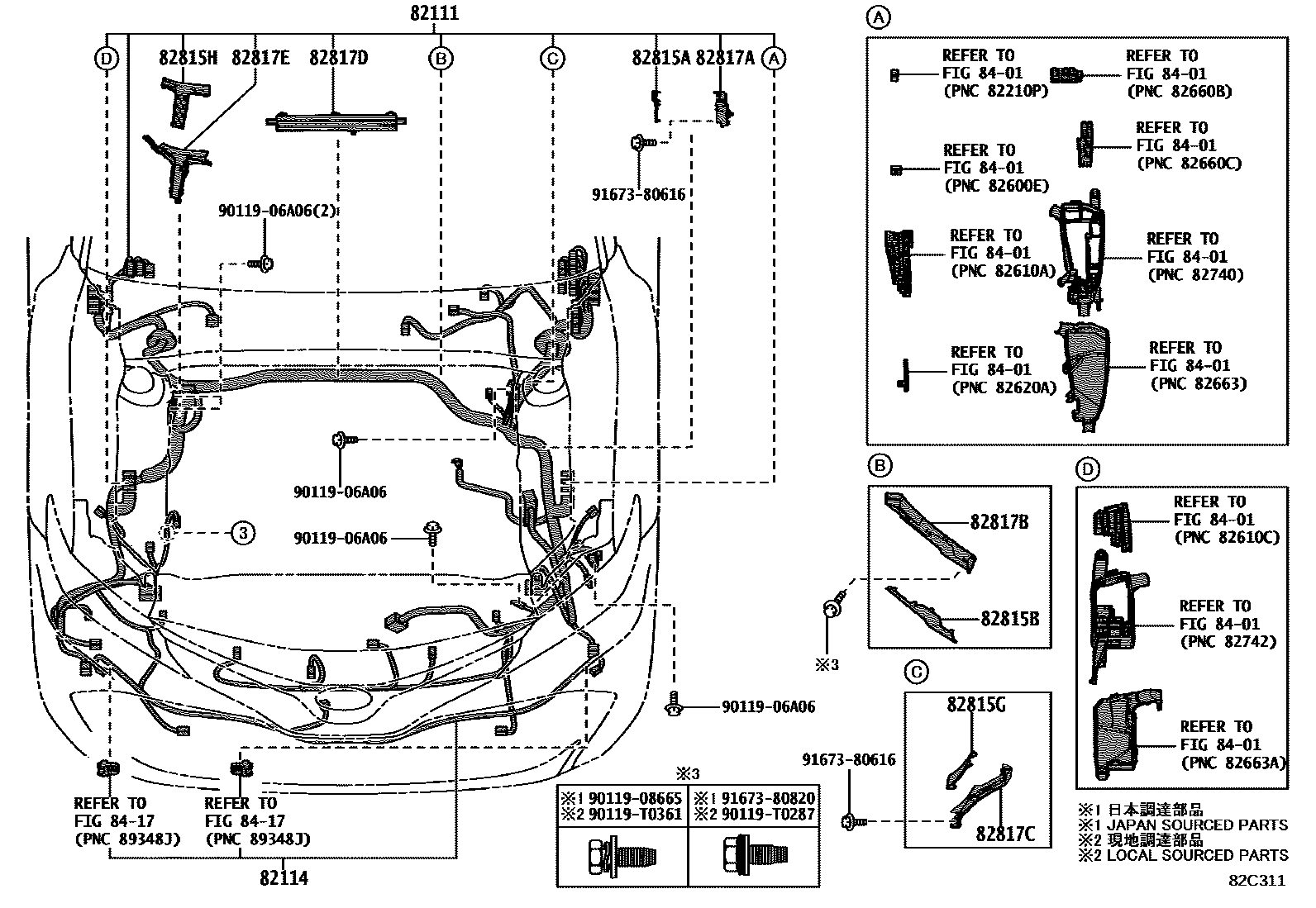 8202 — WIRING & CLAMP