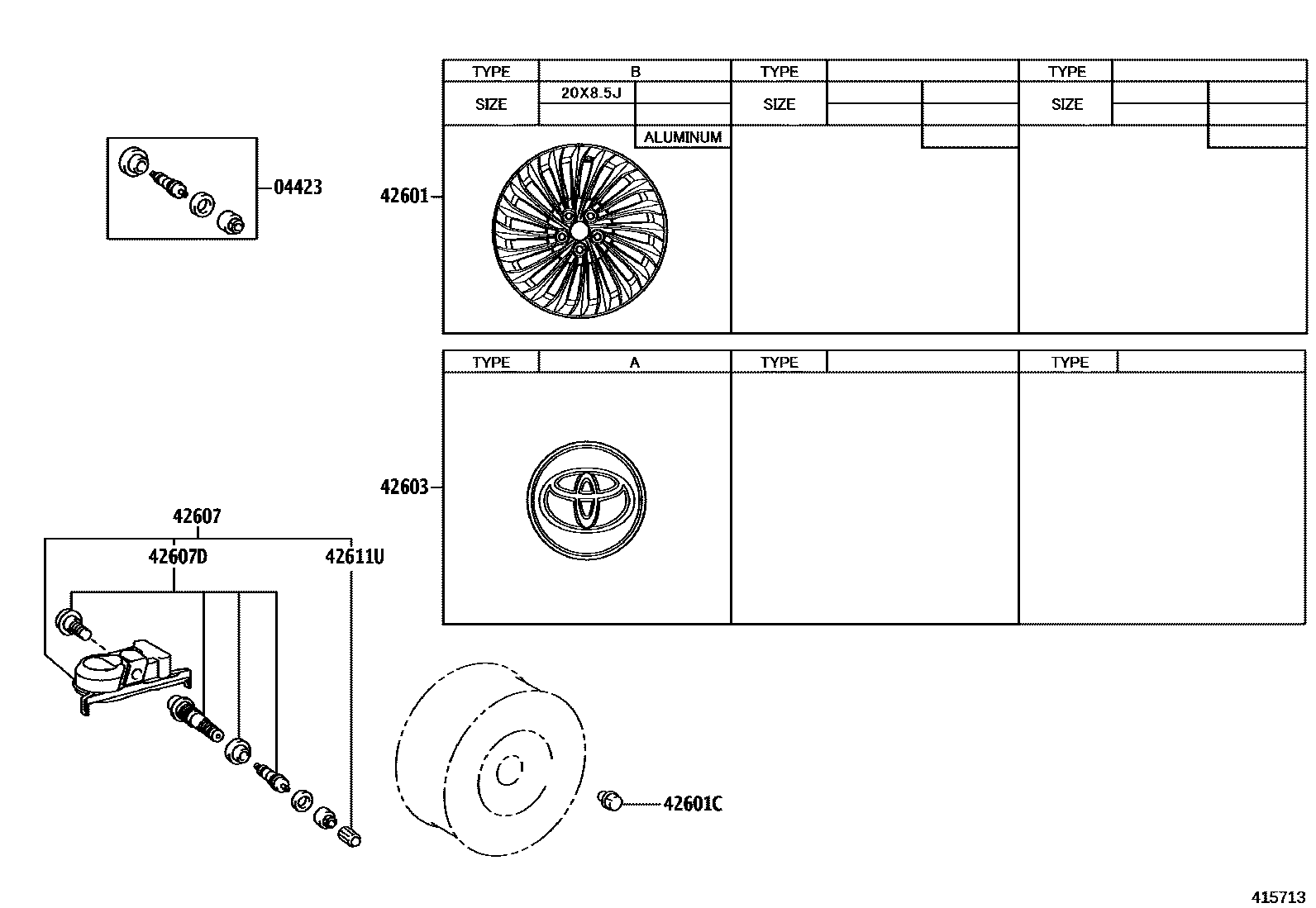 4103 — DISC WHEEL & WHEEL CAP