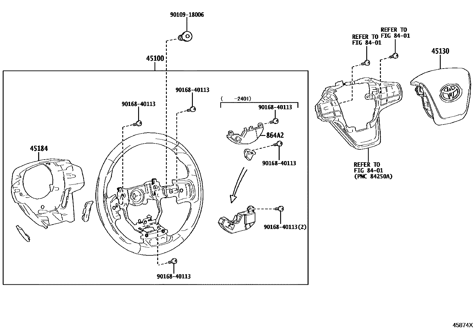 4504 — STEERING WHEEL