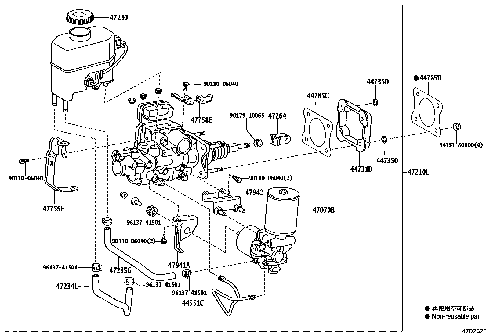 4702 — BRAKE MASTER CYLINDER