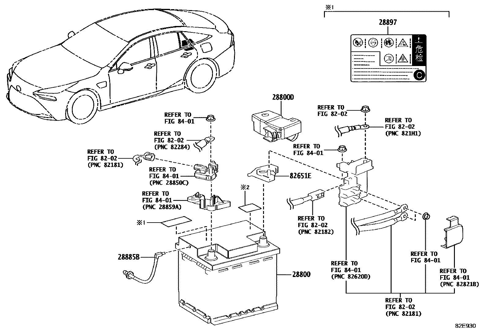 8201 — BATTERY & BATTERY CABLE