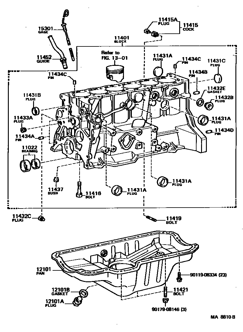 1105 — CYLINDER BLOCK