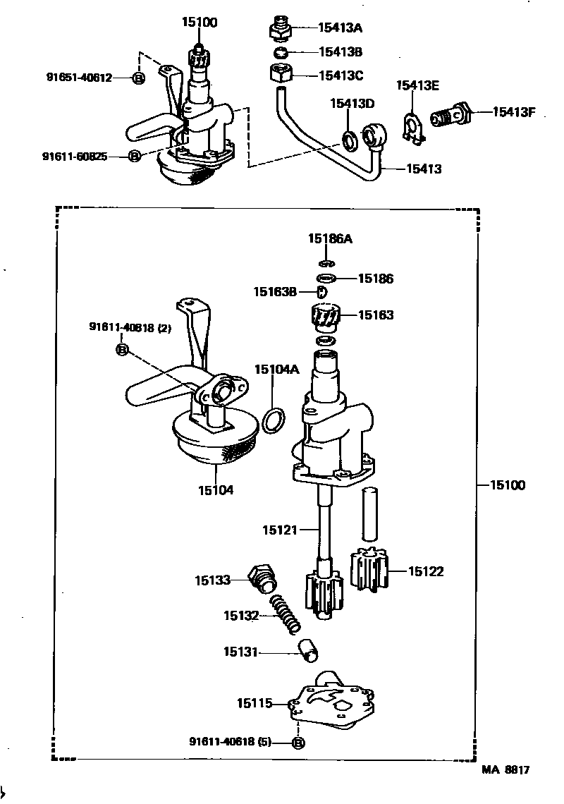 1501 — ENGINE OIL PUMP