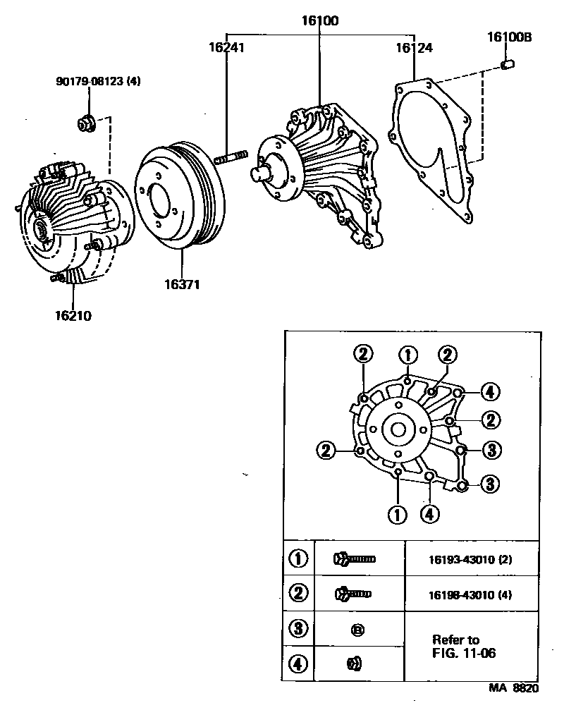 1601 — WATER PUMP