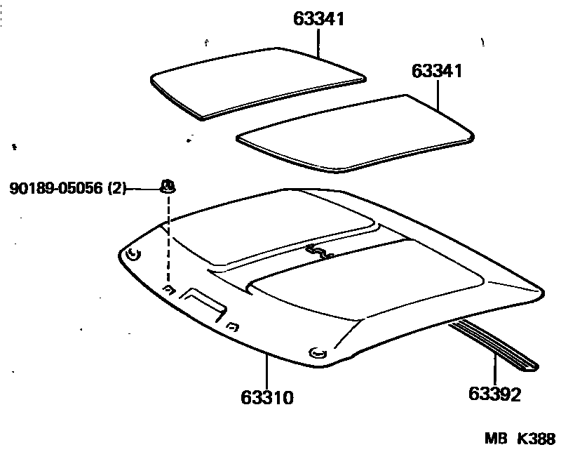 6402 — ROOF HEADLINING & SILENCER PAD