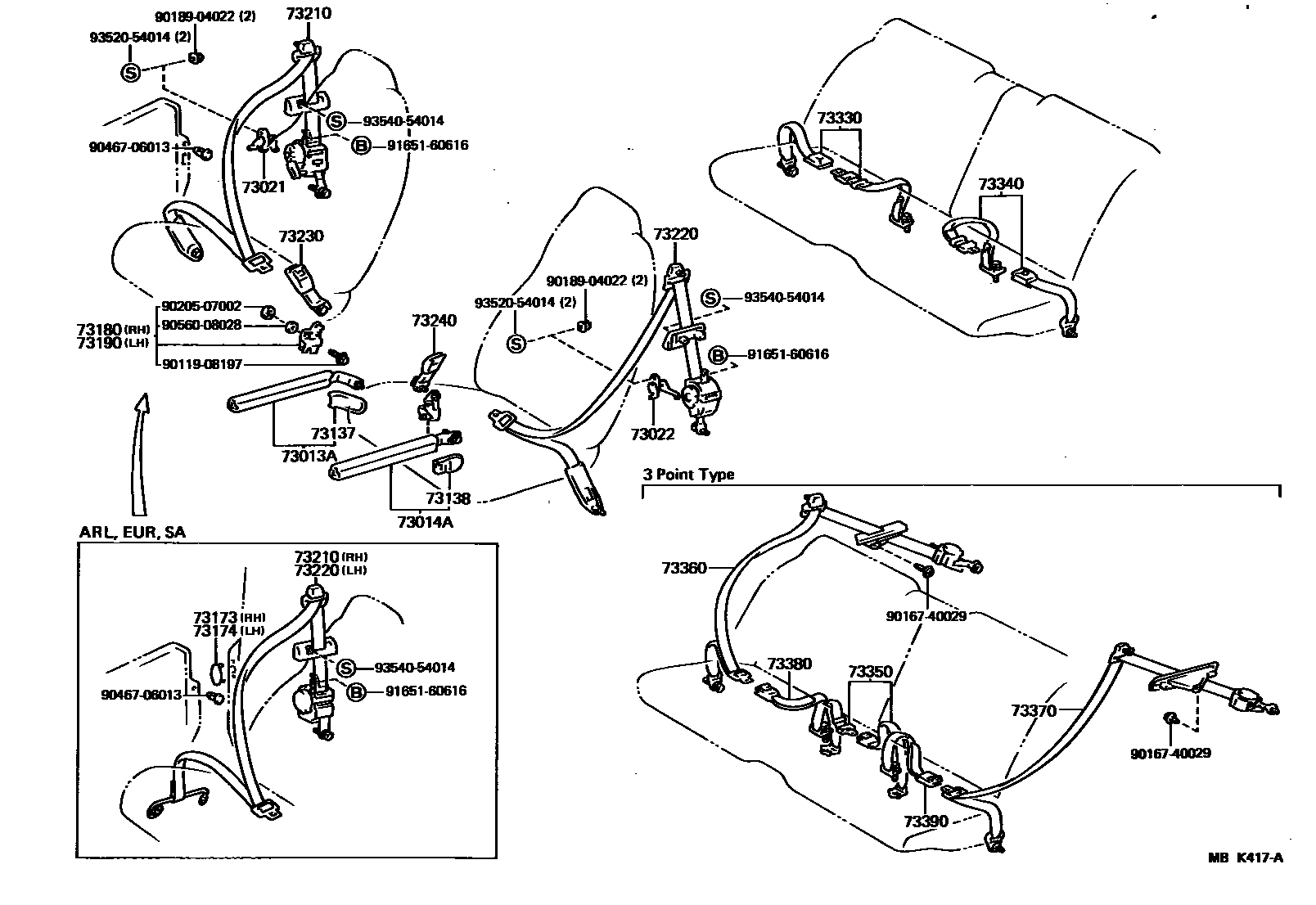 7104 — SEAT BELT & CHILD RESTRAINT SEAT
