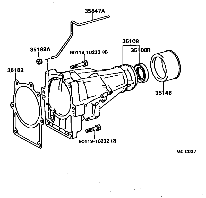 3504 — EXTENSION HOUSING (ATM)