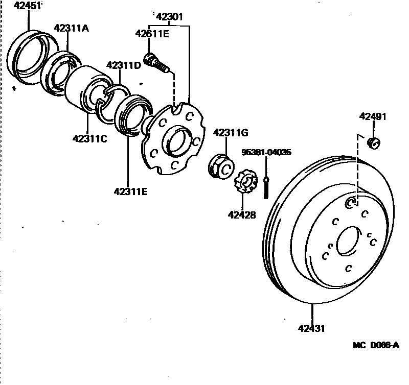 4102 — REAR AXLE SHAFT & HUB