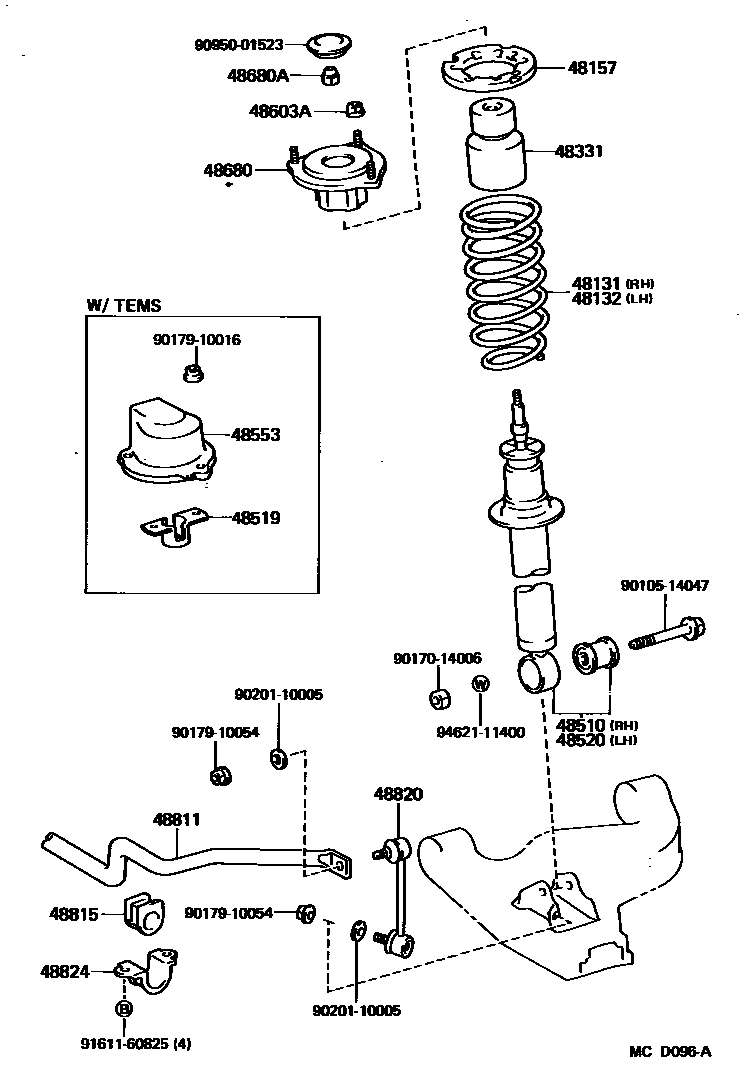 4803 — FRONT SPRING & SHOCK ABSORBER