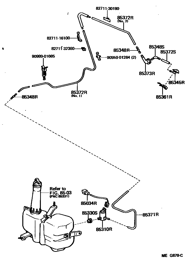 8504 — REAR WASHER