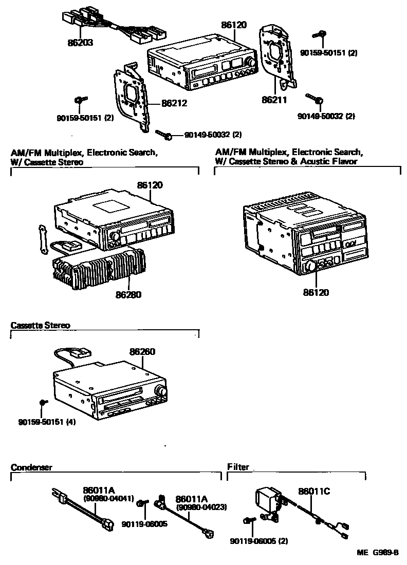 8601 — RADIO RECEIVER & AMPLIFIER & CONDENSER