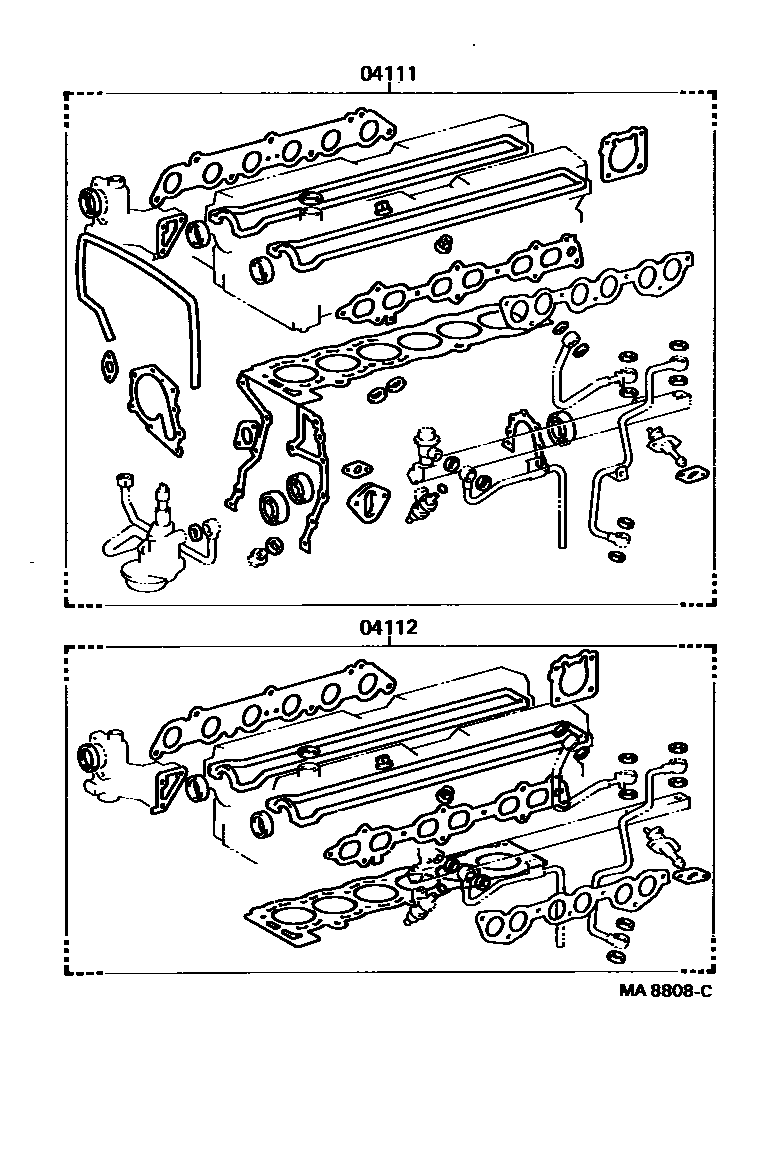 1103 — ENGINE OVERHAUL GASKET KIT
