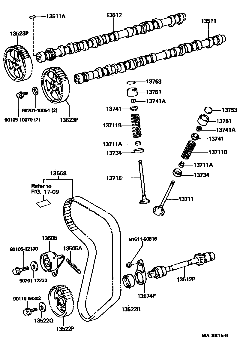 1302 — CAMSHAFT & VALVE