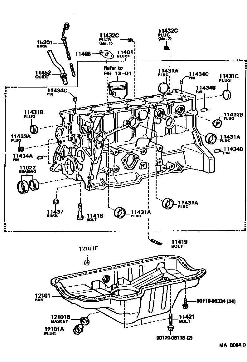 1105 — CYLINDER BLOCK