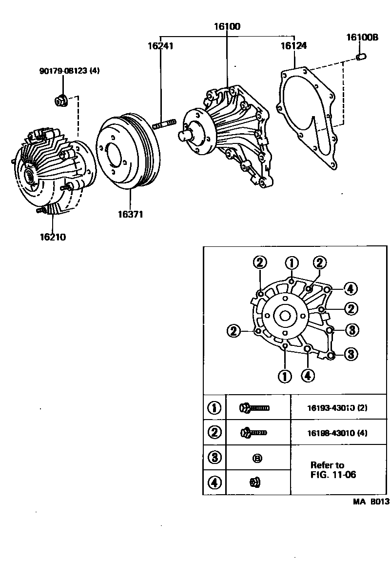1601 — WATER PUMP